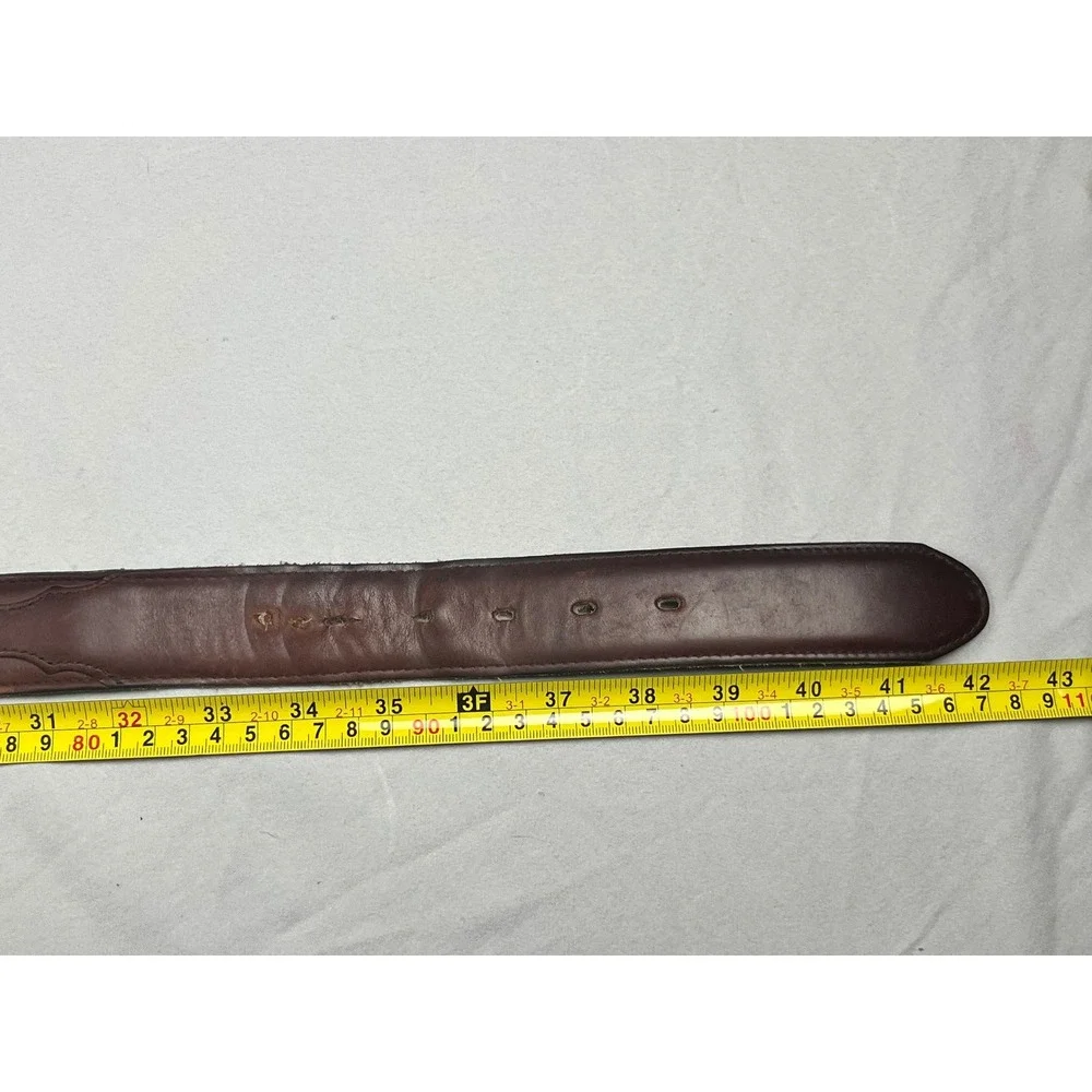 Justin leather belt